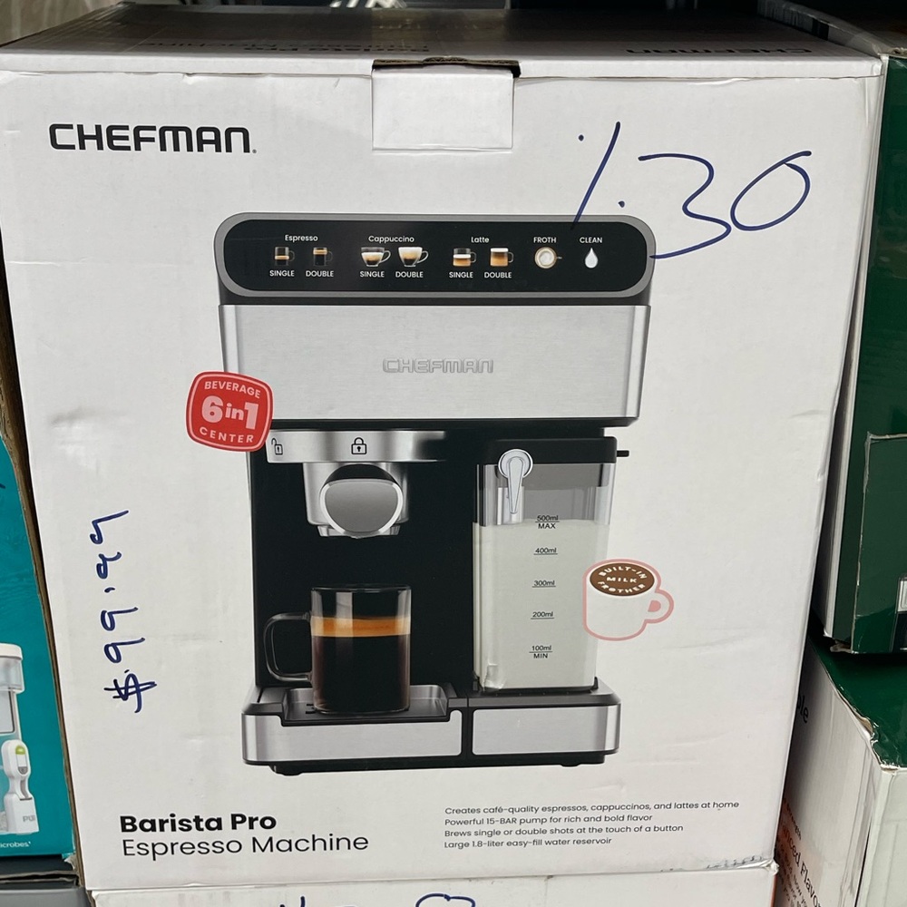 Black and Silver Barista Pro Espresso Machine